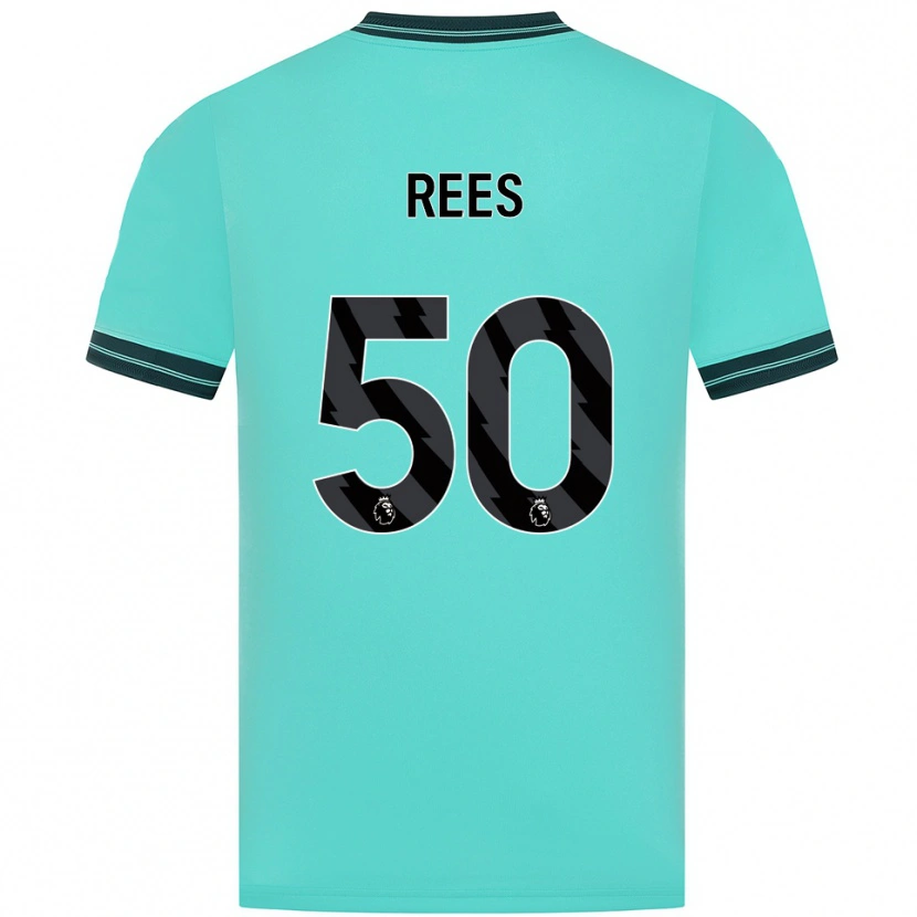 Danxen Dětské Mason Rees #50 Nebesky Modrá Zelená Daleko Hráčské Dresy 2025/26 Dres