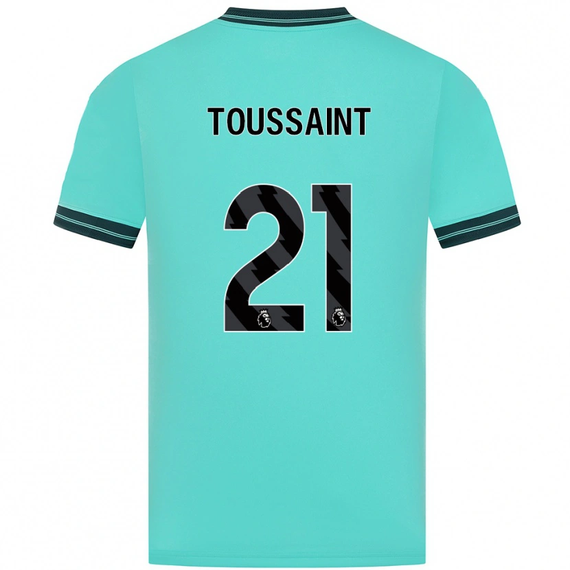 Danxen Dětské Destiney Toussaint #21 Nebesky Modrá Zelená Daleko Hráčské Dresy 2025/26 Dres
