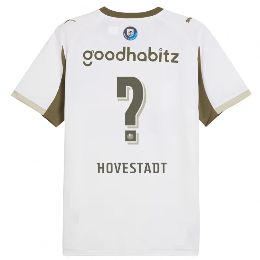 Danxen Dětské Mike Hovestadt #0 Bílá Šedá Třetí Hráčské Dresy 2025/26 Dres