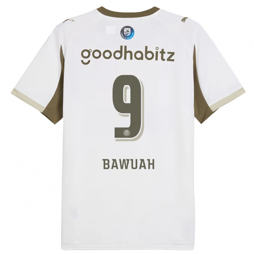 Danxen Dětské Jordy Bawuah #9 Bílá Šedá Třetí Hráčské Dresy 2025/26 Dres