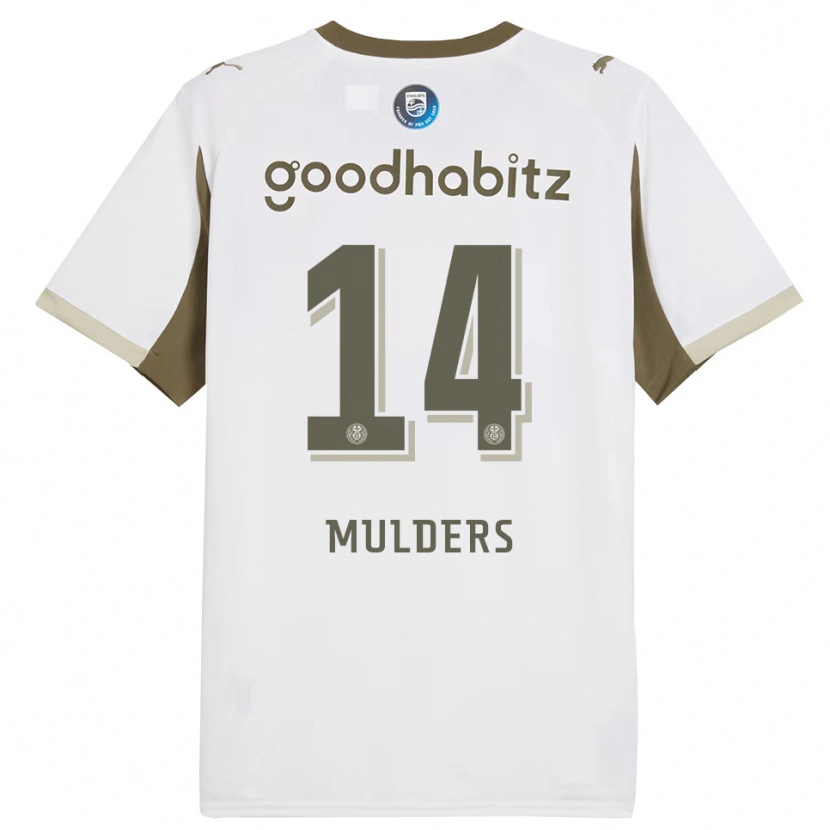 Danxen Dětské Boet Mulders #14 Bílá Šedá Třetí Hráčské Dresy 2025/26 Dres