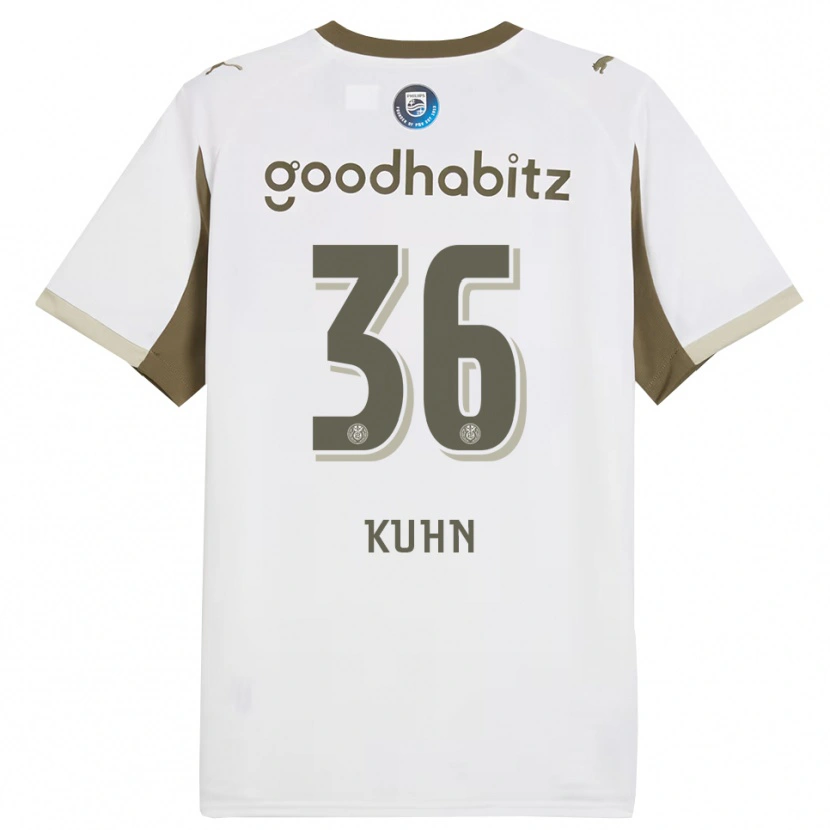 Danxen Dětské Wessel Kuhn #36 Bílá Šedá Třetí Hráčské Dresy 2025/26 Dres