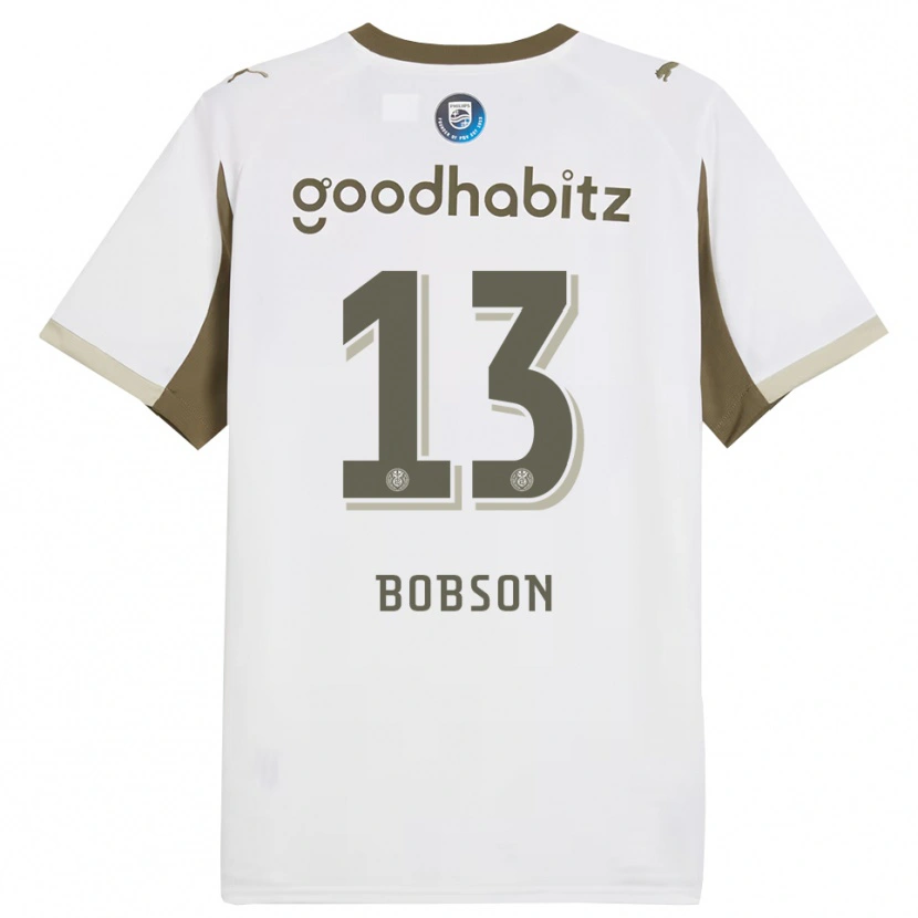 Danxen Dětské Ersien Bobson #13 Bílá Šedá Třetí Hráčské Dresy 2025/26 Dres