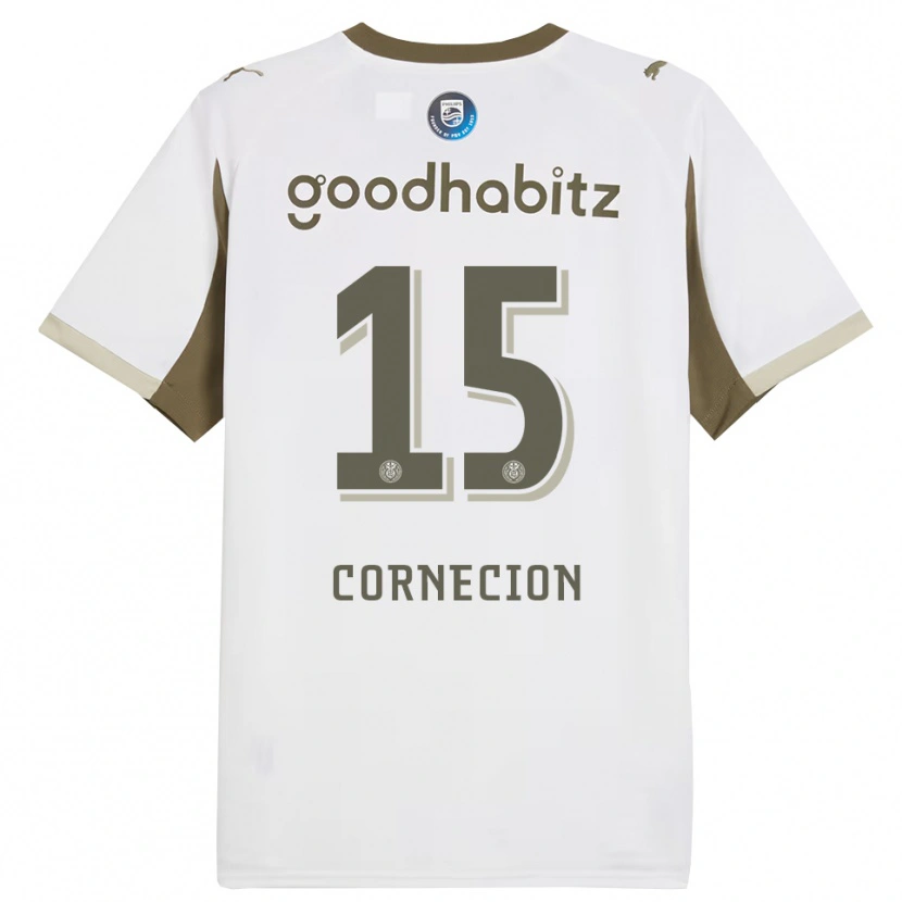 Danxen Dětské Shuryjano Cornecion #15 Bílá Šedá Třetí Hráčské Dresy 2025/26 Dres
