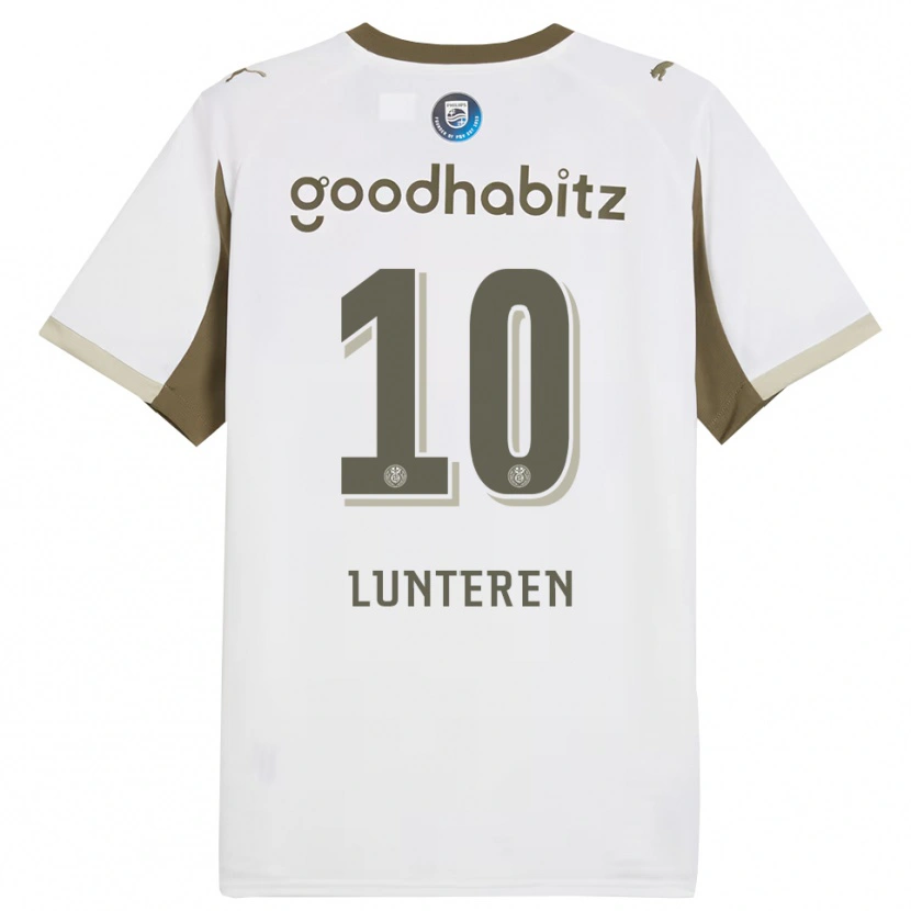 Danxen Dětské Desiree Van Lunteren #10 Bílá Šedá Třetí Hráčské Dresy 2025/26 Dres