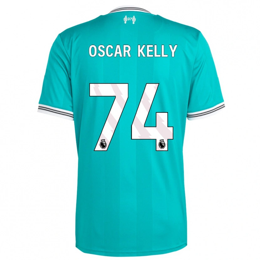 Danxen Dětské Oscar Kelly #74 Zelená Bílá Třetí Hráčské Dresy 2025/26 Dres