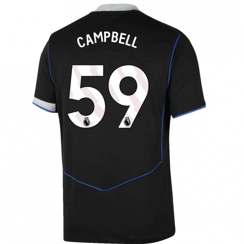 Danxen Dětské Harrison Murray-Campbell #59 Černá Modrá Stříbrná Třetí Hráčské Dresy 2025/26 Dres