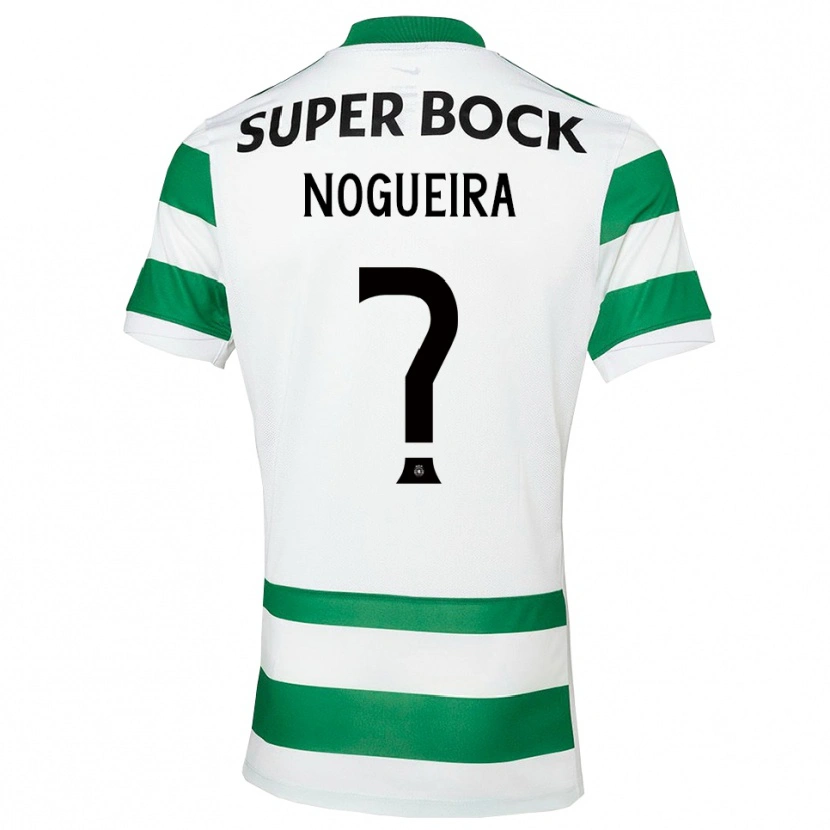 Danxen Pánské Rodrigo Nogueira #0 Zelená Bílá Domů Hráčské Dresy 2025/26 Dres