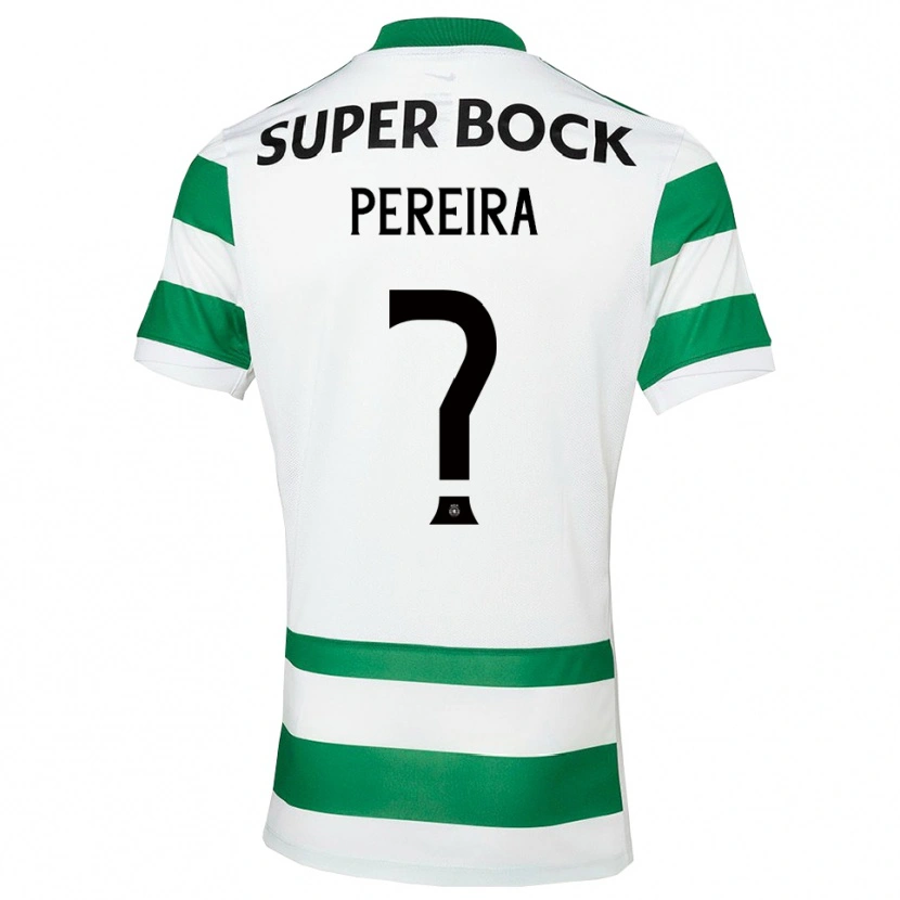 Danxen Pánské Diogo Pereira #0 Zelená Bílá Domů Hráčské Dresy 2025/26 Dres