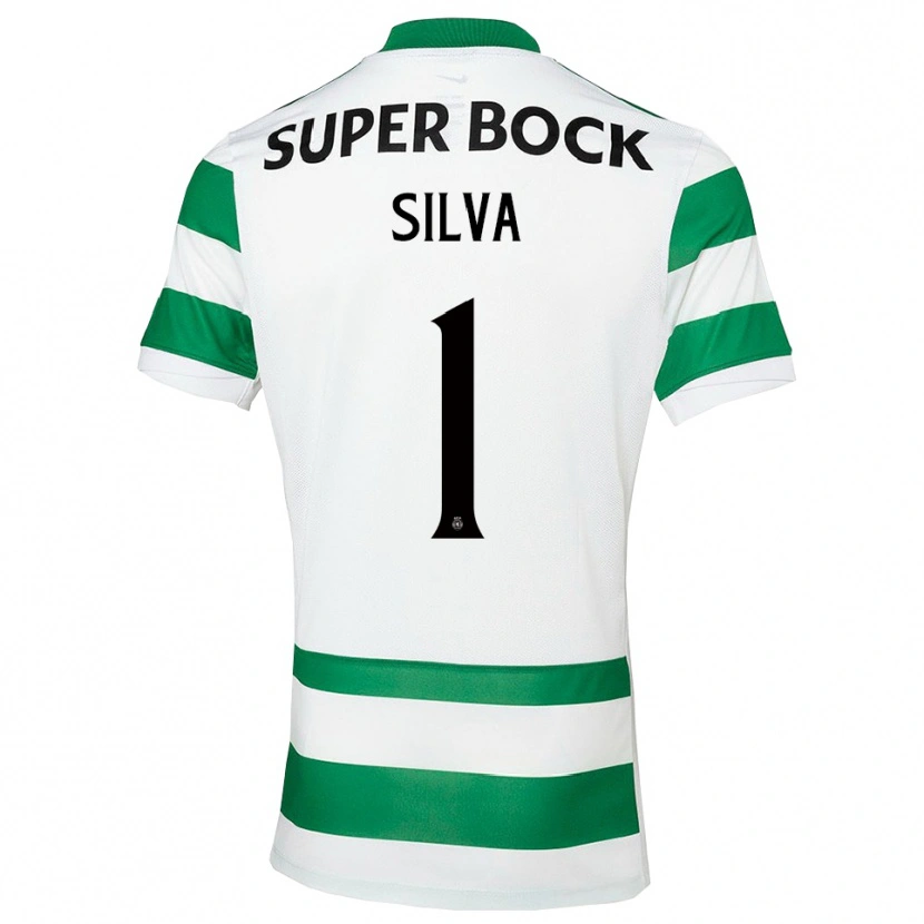 Danxen Pánské Rui Silva #1 Zelená Bílá Domů Hráčské Dresy 2025/26 Dres
