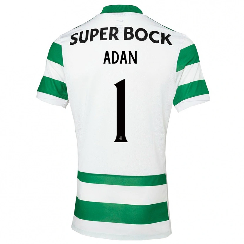 Danxen Pánské Antonio Adan #1 Zelená Bílá Domů Hráčské Dresy 2025/26 Dres