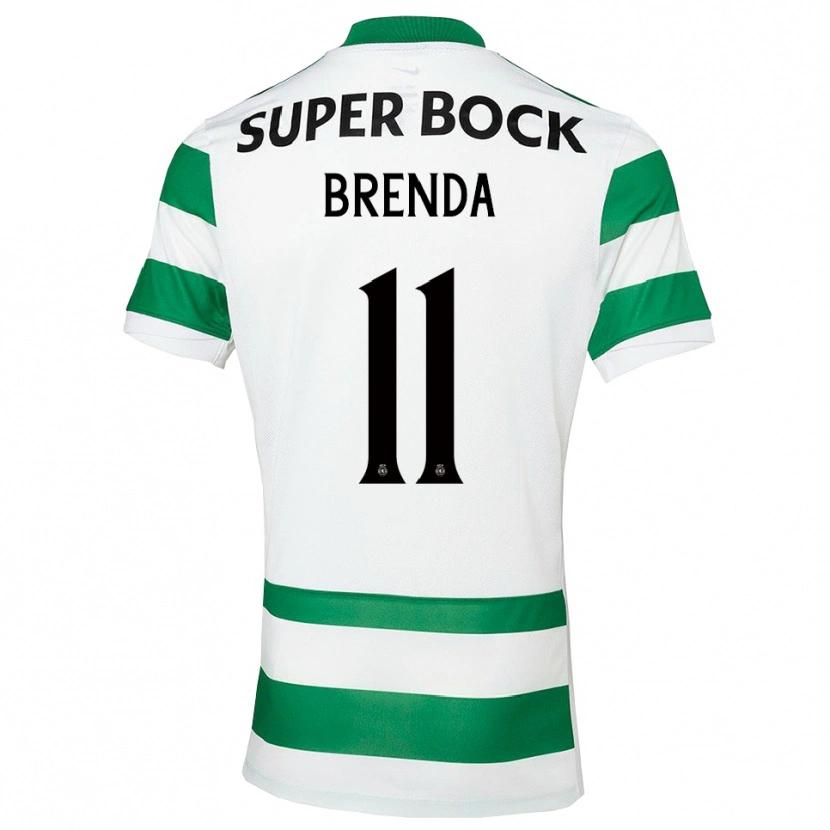 Danxen Pánské Brenda Pérez Soler #11 Zelená Bílá Domů Hráčské Dresy 2025/26 Dres