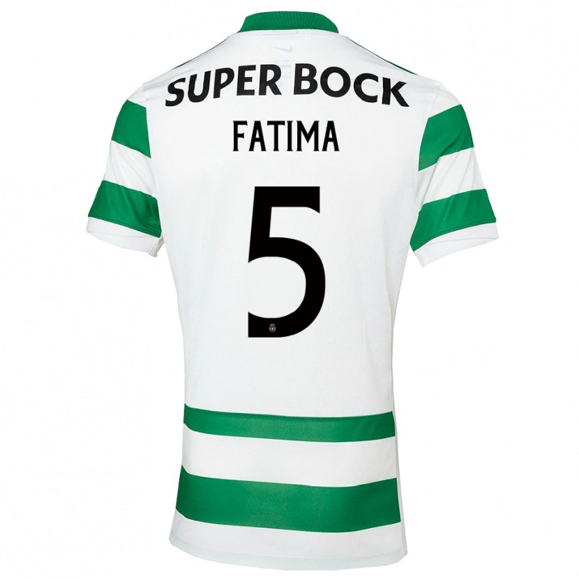 Danxen Pánské Francisca Fatima Aquino Dutra #5 Zelená Bílá Domů Hráčské Dresy 2025/26 Dres