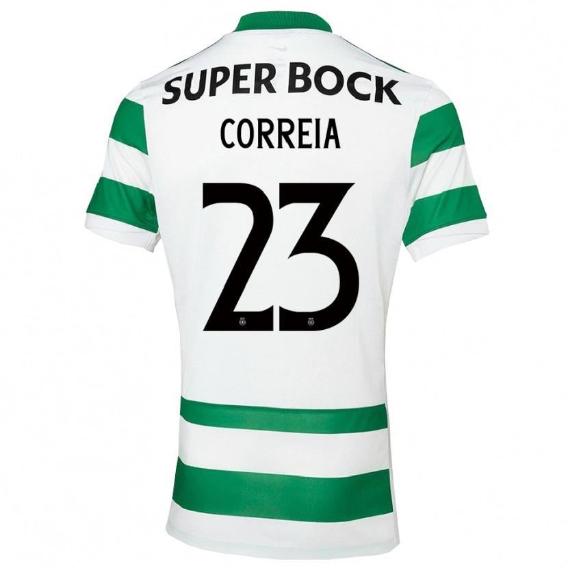 Danxen Pánské Duarte Correia #23 Zelená Bílá Domů Hráčské Dresy 2025/26 Dres