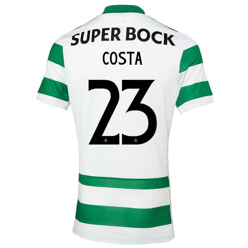 Danxen Pánské Manuel Costa #23 Zelená Bílá Domů Hráčské Dresy 2025/26 Dres