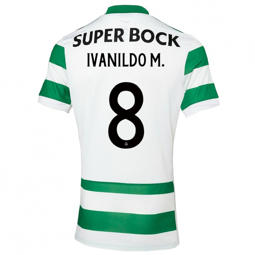 Danxen Pánské Ivanildo #8 Zelená Bílá Domů Hráčské Dresy 2025/26 Dres