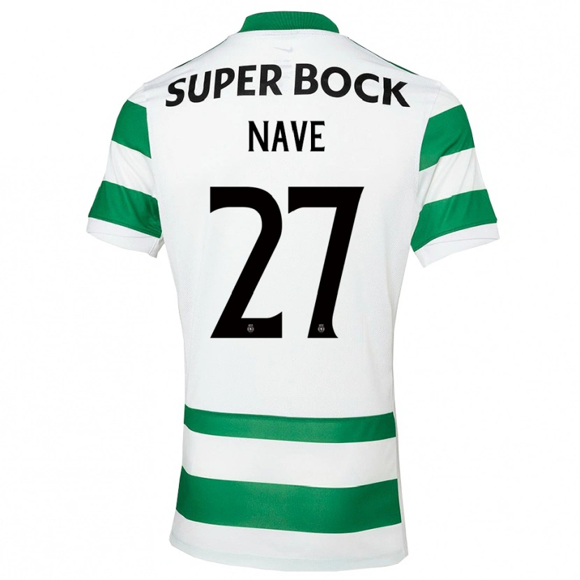Danxen Pánské Matilde Nave #27 Zelená Bílá Domů Hráčské Dresy 2025/26 Dres