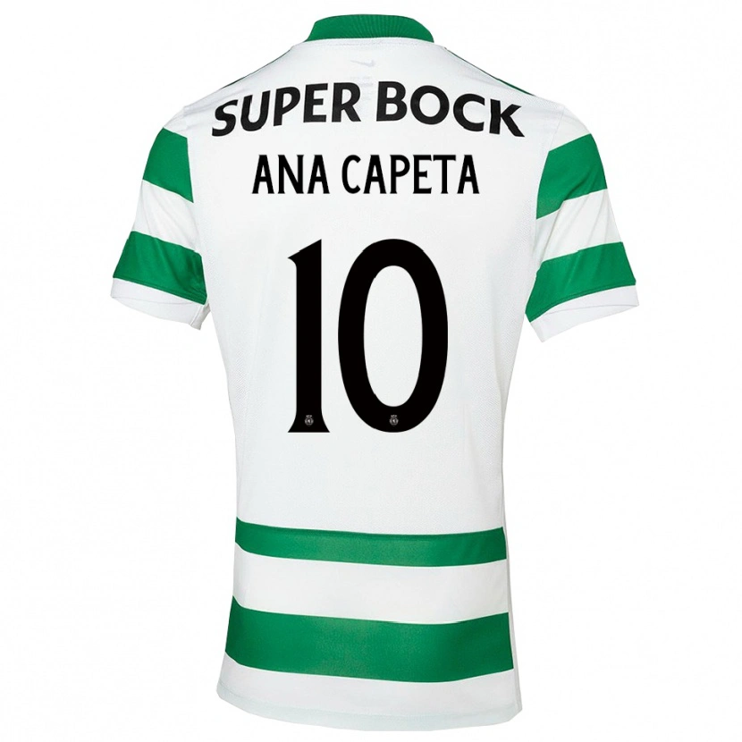 Danxen Pánské Ana Capeta #10 Zelená Bílá Domů Hráčské Dresy 2025/26 Dres