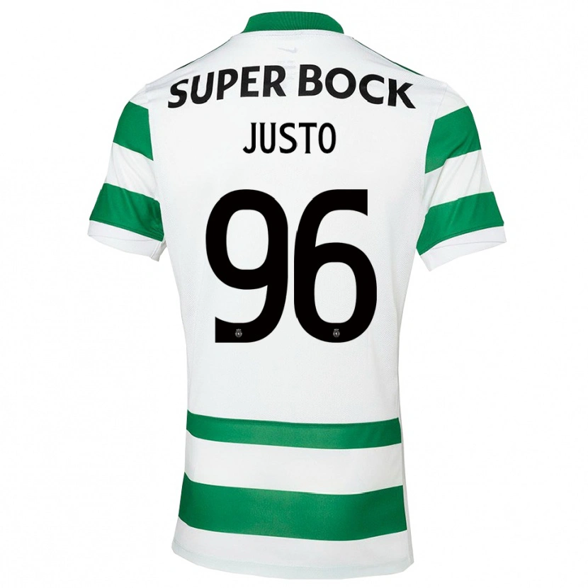 Danxen Pánské Samuel Justo #96 Zelená Bílá Domů Hráčské Dresy 2025/26 Dres