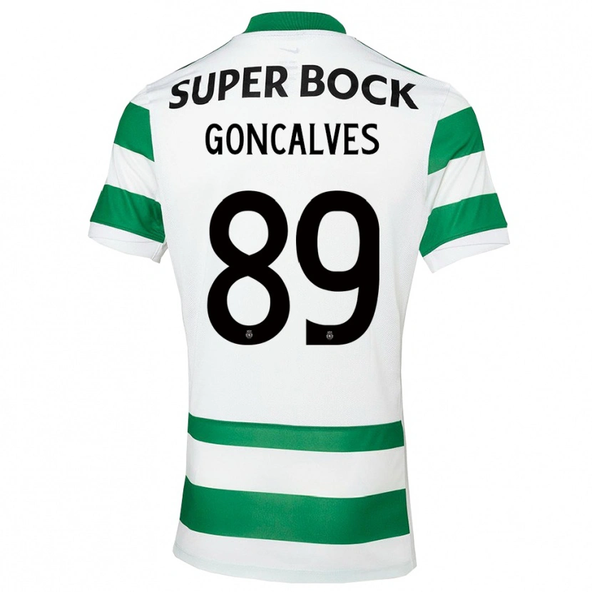 Danxen Pánské Andre Goncalves #89 Zelená Bílá Domů Hráčské Dresy 2025/26 Dres