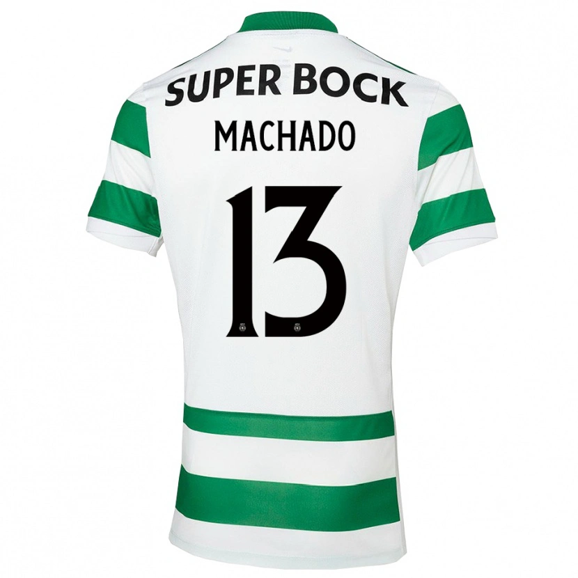 Danxen Pánské Francisco Machado #13 Zelená Bílá Domů Hráčské Dresy 2025/26 Dres