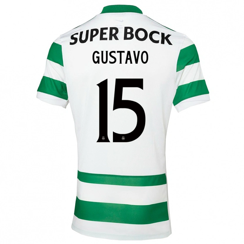 Danxen Pánské Luís Gustavo #15 Zelená Bílá Domů Hráčské Dresy 2025/26 Dres