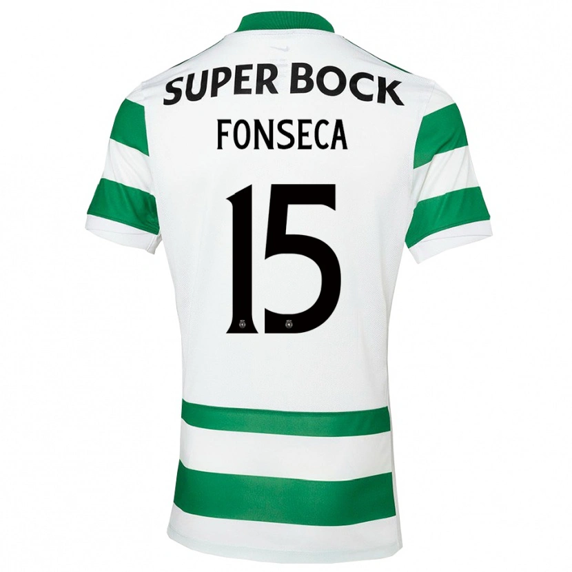 Danxen Pánské Beatriz Fonseca #15 Zelená Bílá Domů Hráčské Dresy 2025/26 Dres
