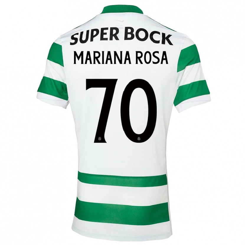 Danxen Pánské Mariana Silva Pinto Vilaça Da Rosa #70 Zelená Bílá Domů Hráčské Dresy 2025/26 Dres
