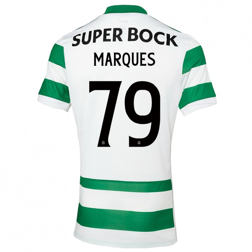 Danxen Pánské Rodrigo Marquês #79 Zelená Bílá Domů Hráčské Dresy 2025/26 Dres