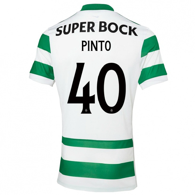 Danxen Pánské Rita Pinto De Almeida #40 Zelená Bílá Domů Hráčské Dresy 2025/26 Dres