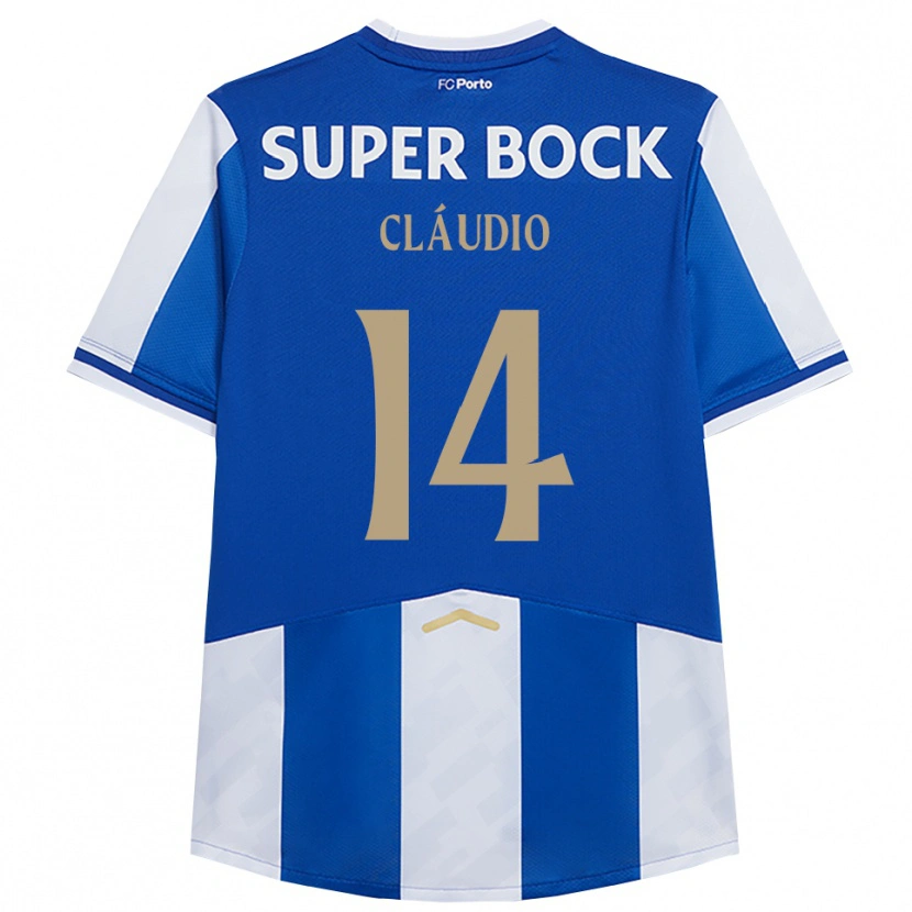 Danxen Pánské Cláudio Ramos #14 Modrá Bílá Domů Hráčské Dresy 2025/26 Dres