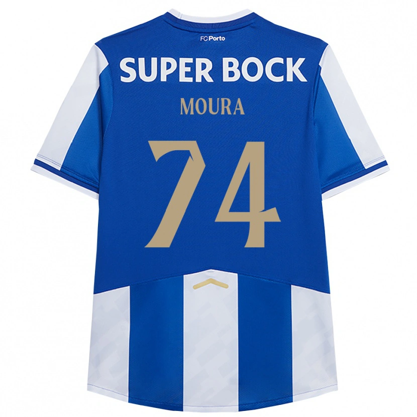 Danxen Pánské Francisco Moura #74 Modrá Bílá Domů Hráčské Dresy 2025/26 Dres