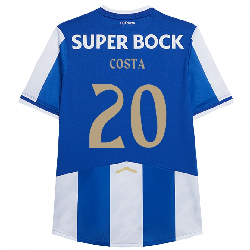 Danxen Pánské Alberto Costa #20 Modrá Bílá Domů Hráčské Dresy 2025/26 Dres