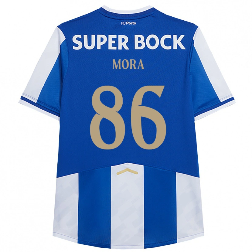 Danxen Pánské Rodrigo Mora #86 Modrá Bílá Domů Hráčské Dresy 2025/26 Dres