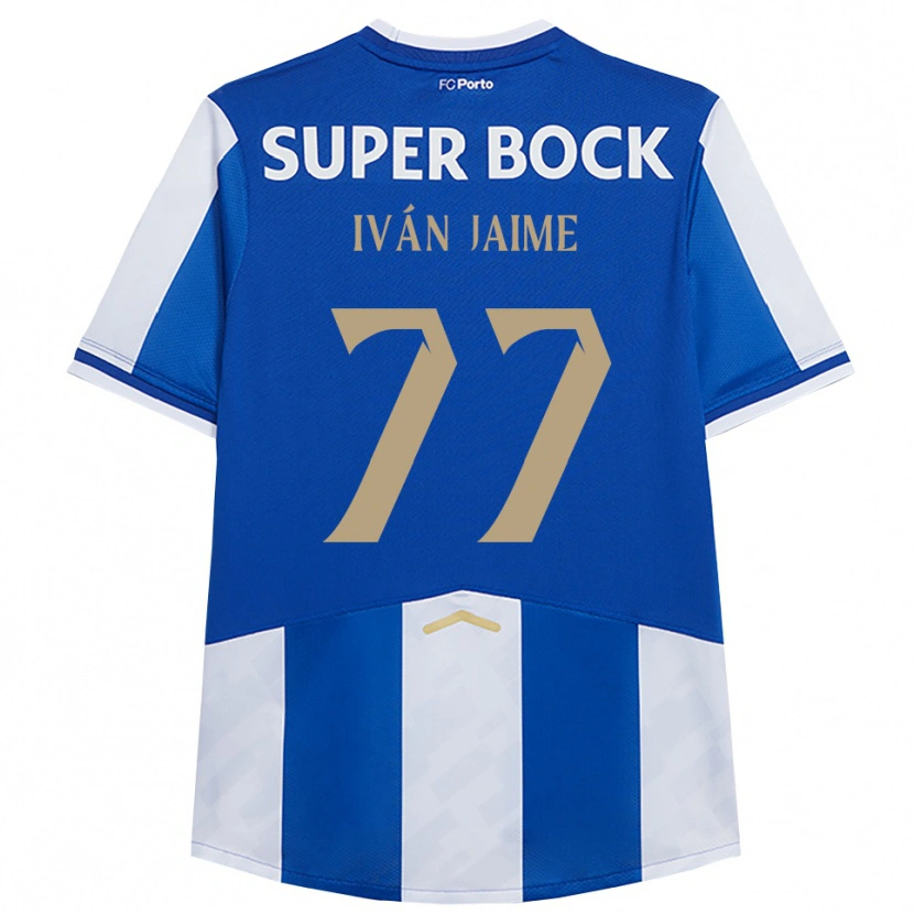 Danxen Pánské Iván Jaime #77 Modrá Bílá Domů Hráčské Dresy 2025/26 Dres