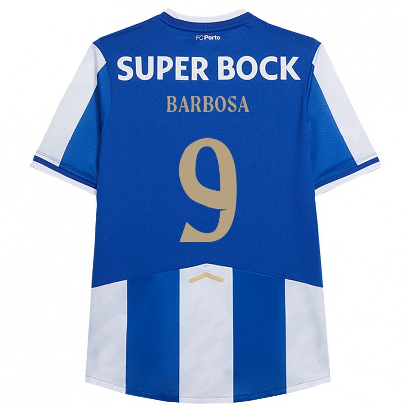 Danxen Pánské Rodrigo Barbosa #9 Modrá Bílá Domů Hráčské Dresy 2025/26 Dres