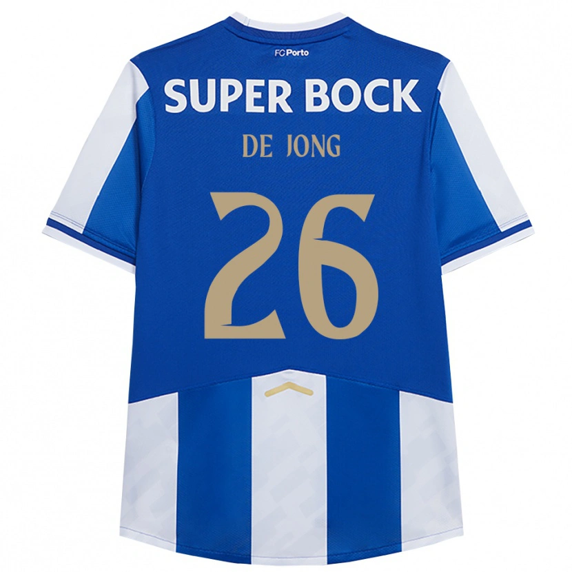 Danxen Pánské Luuk De Jong #26 Modrá Bílá Domů Hráčské Dresy 2025/26 Dres
