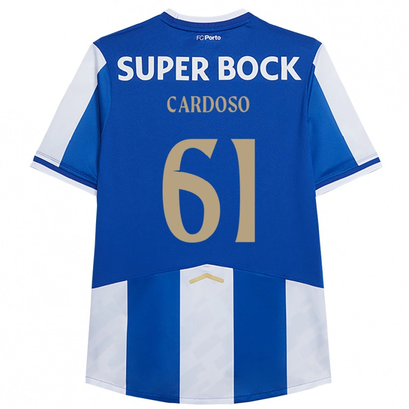 Danxen Pánské Ivan Cardoso #61 Modrá Bílá Domů Hráčské Dresy 2025/26 Dres