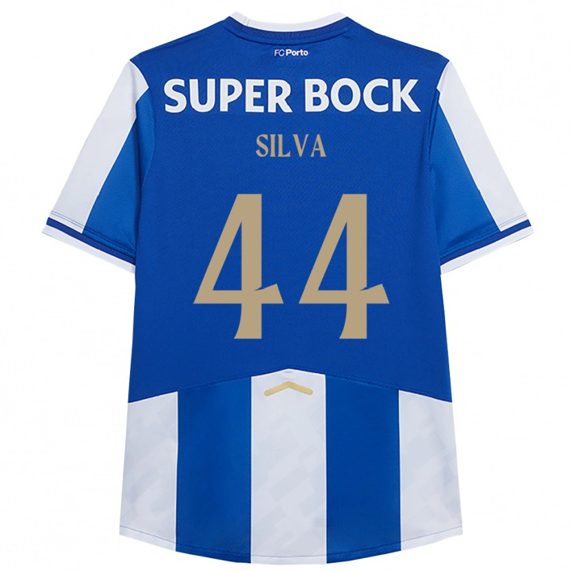 Danxen Pánské Felipe Silva #44 Modrá Bílá Domů Hráčské Dresy 2025/26 Dres