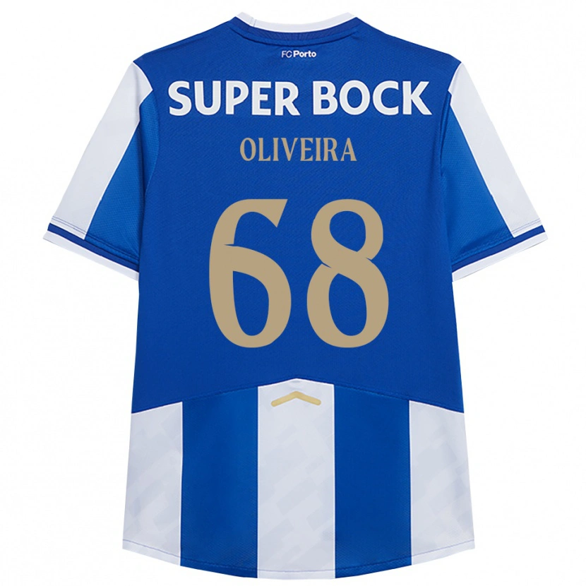 Danxen Pánské André Oliveira #68 Modrá Bílá Domů Hráčské Dresy 2025/26 Dres