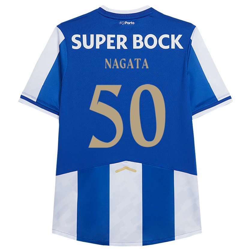 Danxen Pánské Kotaro Nagata #50 Modrá Bílá Domů Hráčské Dresy 2025/26 Dres