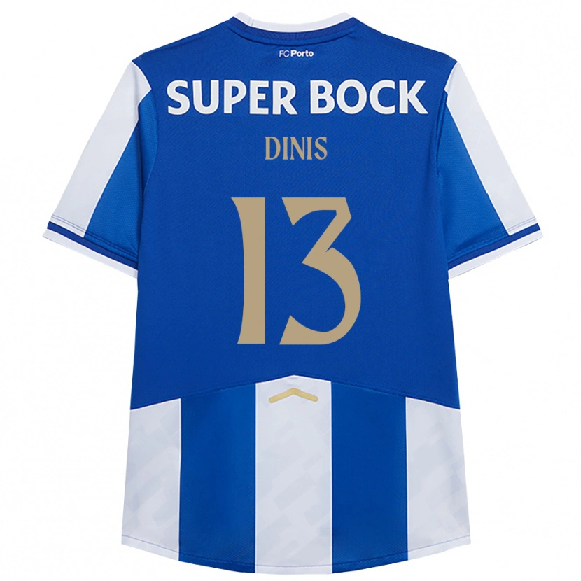 Danxen Pánské Vasco Dinis #13 Modrá Bílá Domů Hráčské Dresy 2025/26 Dres