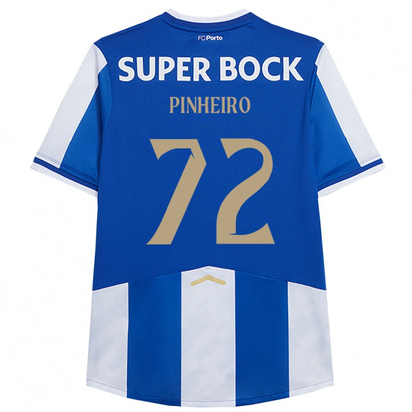 Danxen Pánské Rodrigo Pinheiro #72 Modrá Bílá Domů Hráčské Dresy 2025/26 Dres