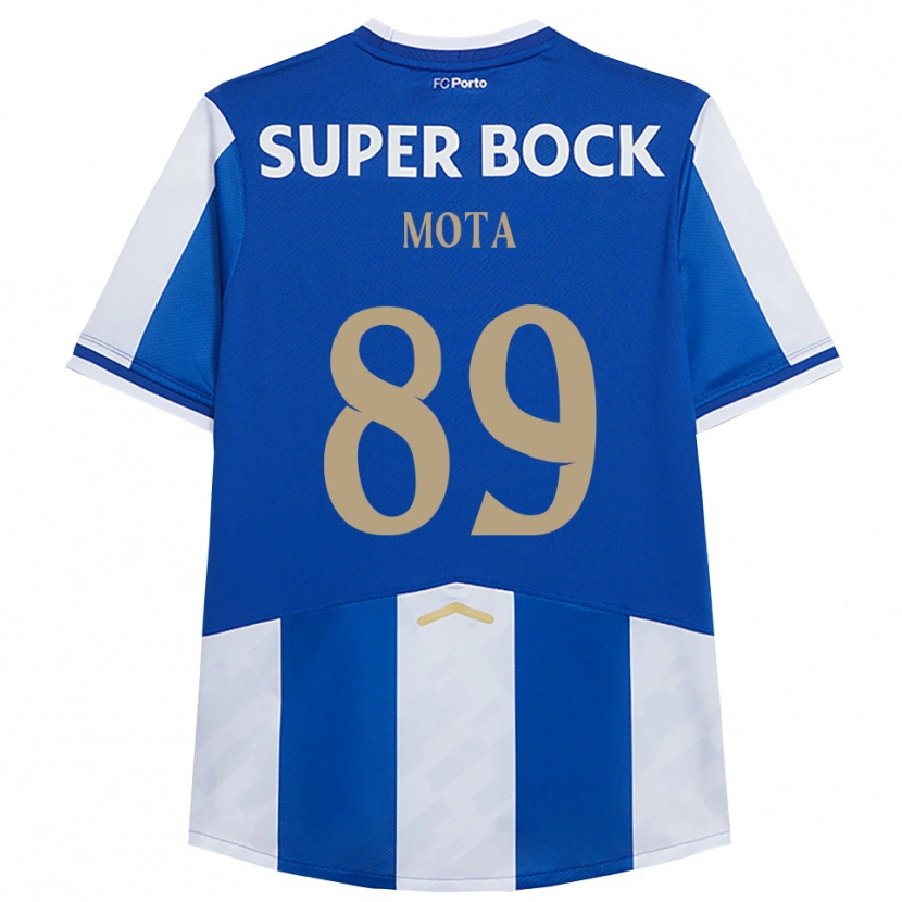 Danxen Pánské Luís Mota #89 Modrá Bílá Domů Hráčské Dresy 2025/26 Dres