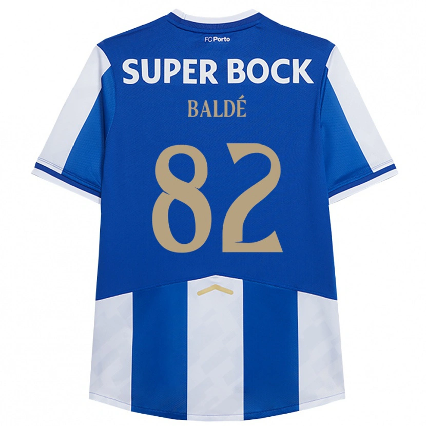 Danxen Pánské Alfa Baldé #82 Modrá Bílá Domů Hráčské Dresy 2025/26 Dres
