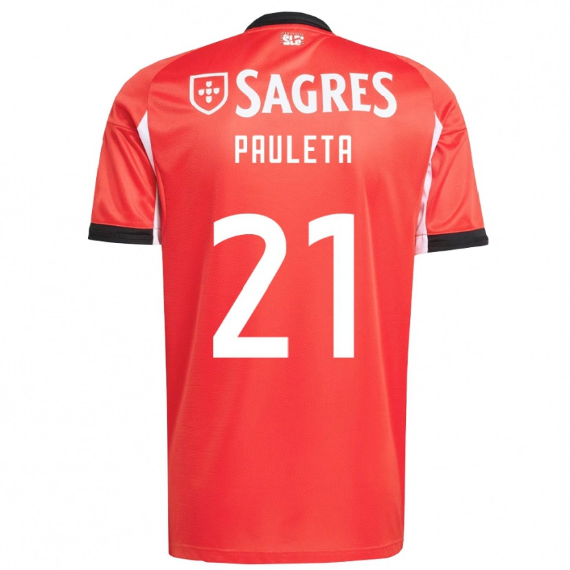 Danxen Pánské Paula Domínguez Encinas #21 Červená Bílá Domů Hráčské Dresy 2025/26 Dres