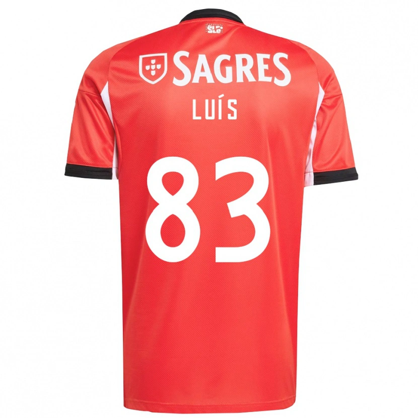 Danxen Pánské Rafael Luís #83 Červená Bílá Domů Hráčské Dresy 2025/26 Dres