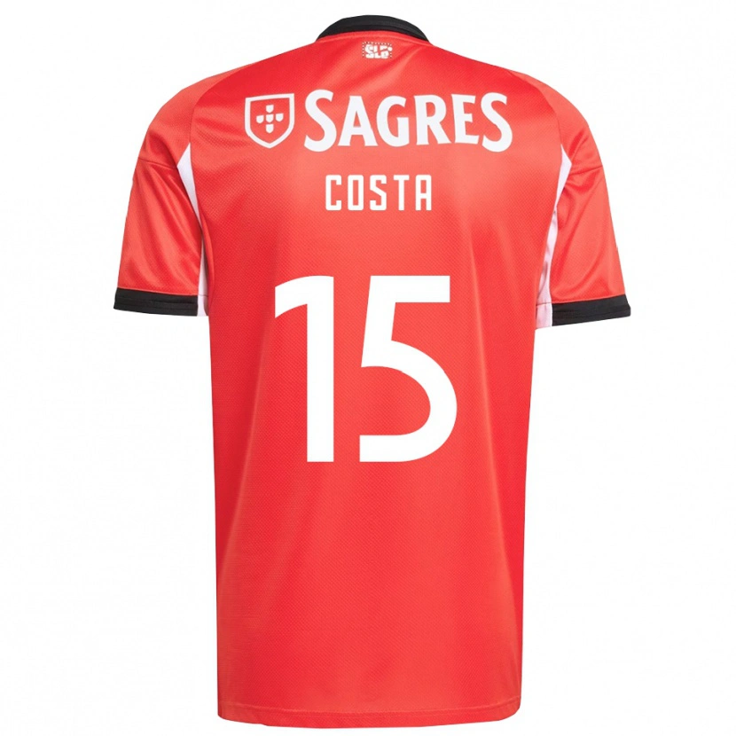 Danxen Pánské Carole Costa #15 Červená Bílá Domů Hráčské Dresy 2025/26 Dres