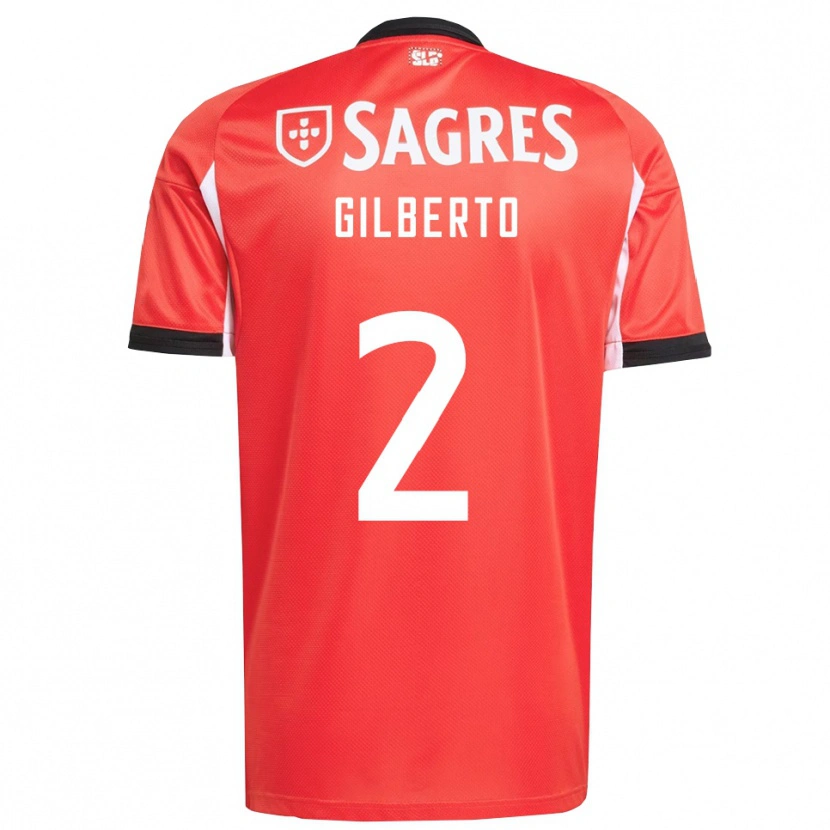 Danxen Pánské Gilberto #2 Červená Bílá Domů Hráčské Dresy 2025/26 Dres