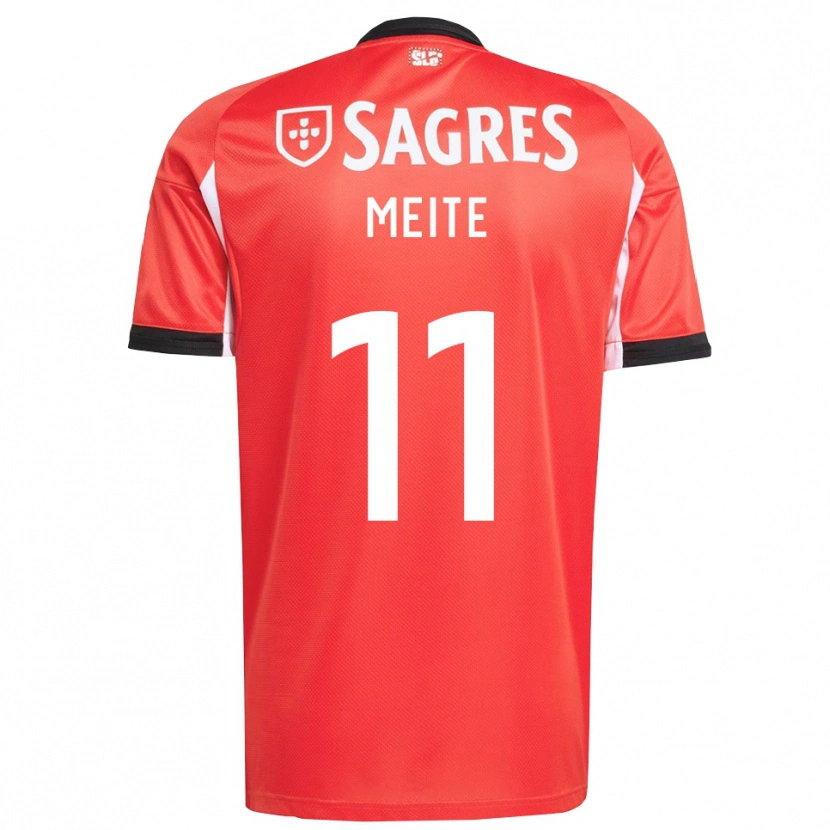 Danxen Pánské Soualiho Meite #11 Červená Bílá Domů Hráčské Dresy 2025/26 Dres